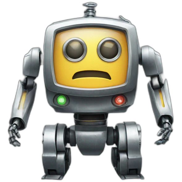 Robot Clock Warning !!! emoji