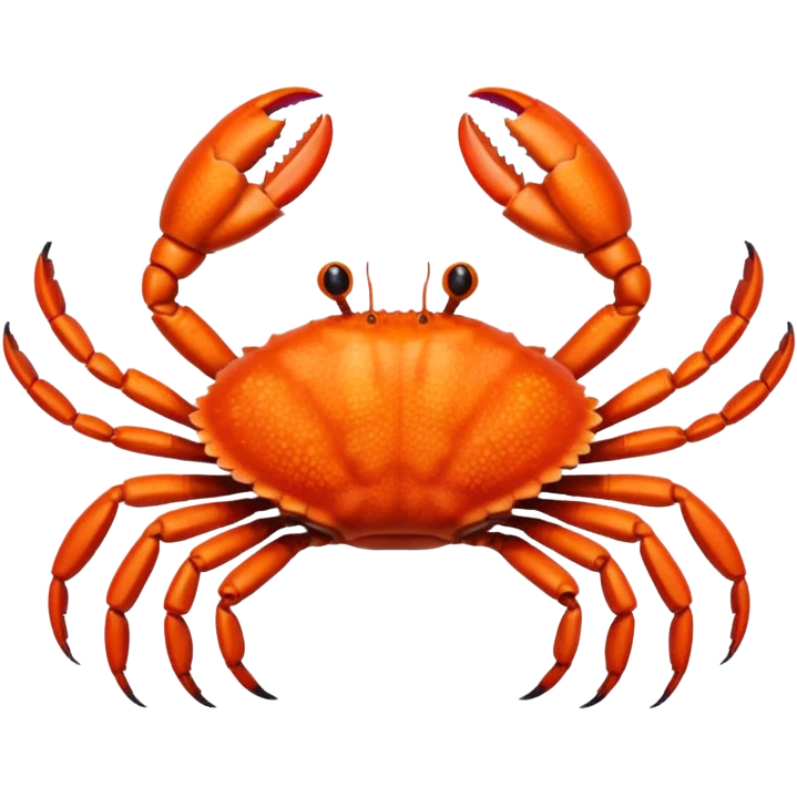 Eight legged crab emoji