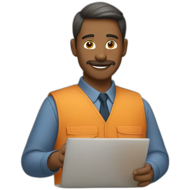 Ecureuil au travail emoji