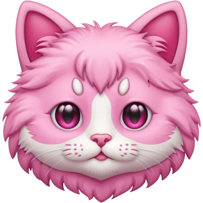 Pink heart eyes kitty emoji emoji