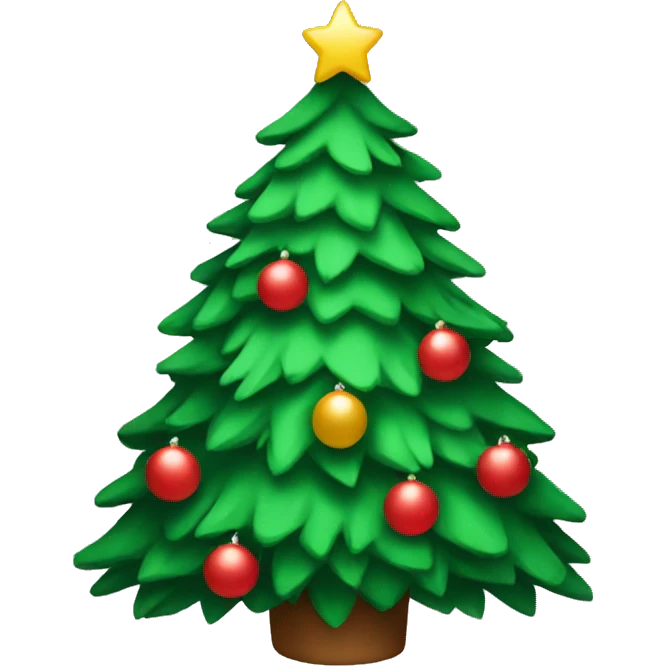 Christmas tree emoji