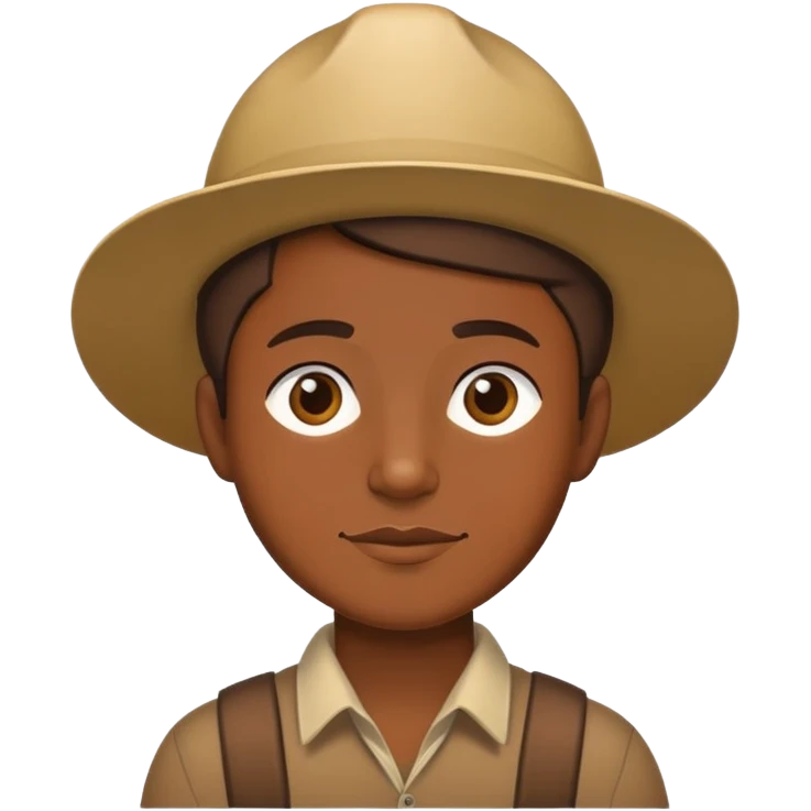 Sepia brown forester emoji