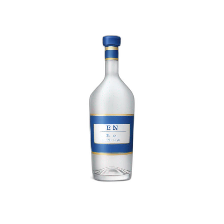 Une bouteille de vodka emoji