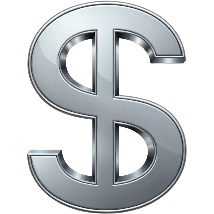 $ dollar metal symbol emoji