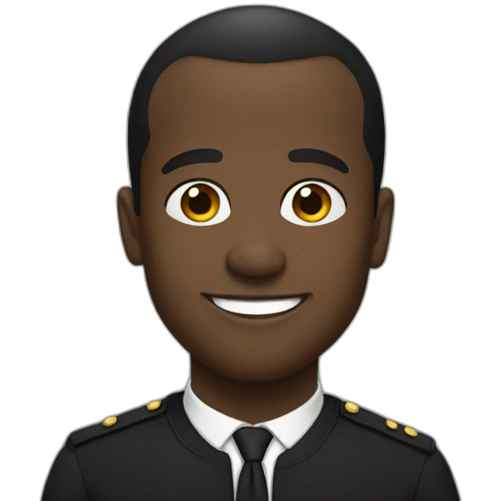 Black Macron emoji
