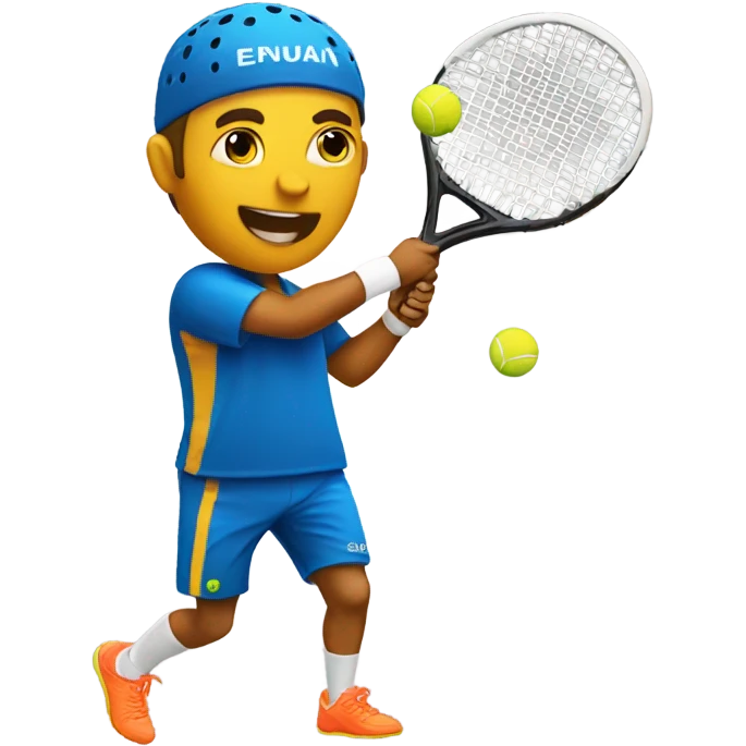 Padel player emoji
