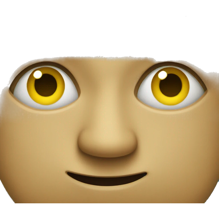 Yellow emoji side eye  emoji