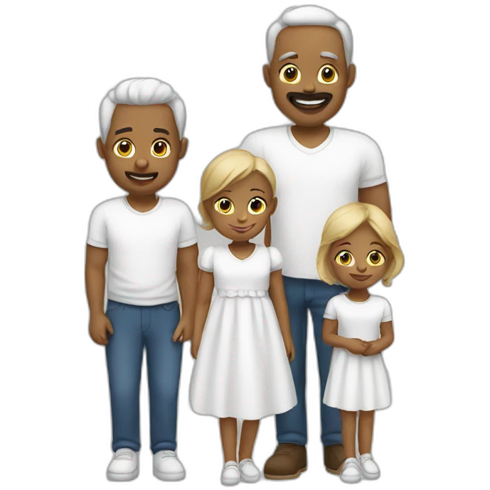 Family white emoji