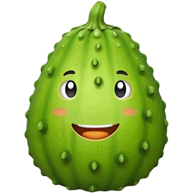 please make a bitter groud emoji emoji
