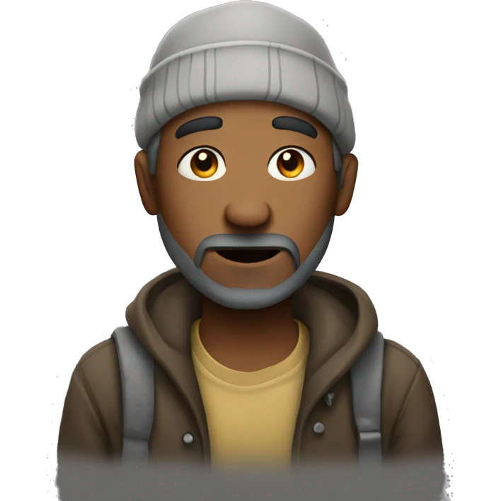 Homeless guy emoji