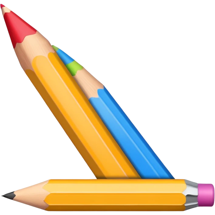 Coloring pencil emoji