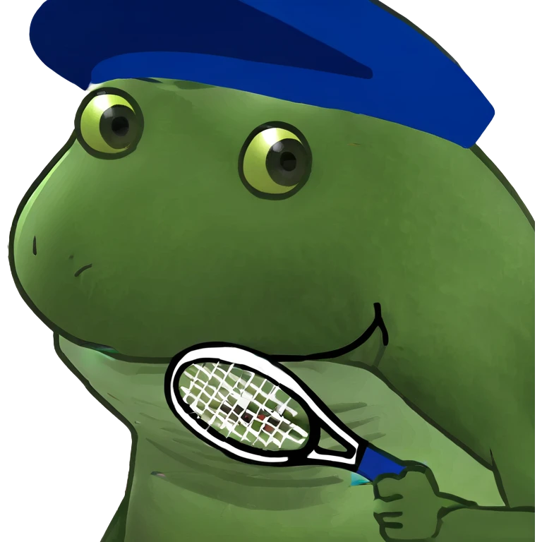Tennis cute emoji