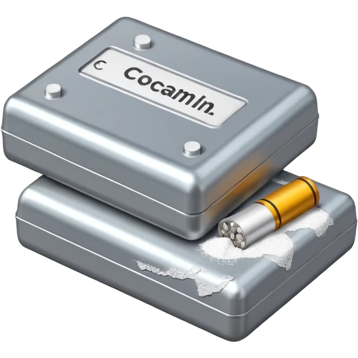 Dead battery snorting cocaine emoji