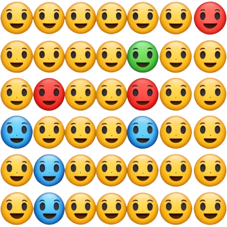 solo 1 emoji che rappresenta tutti emoji