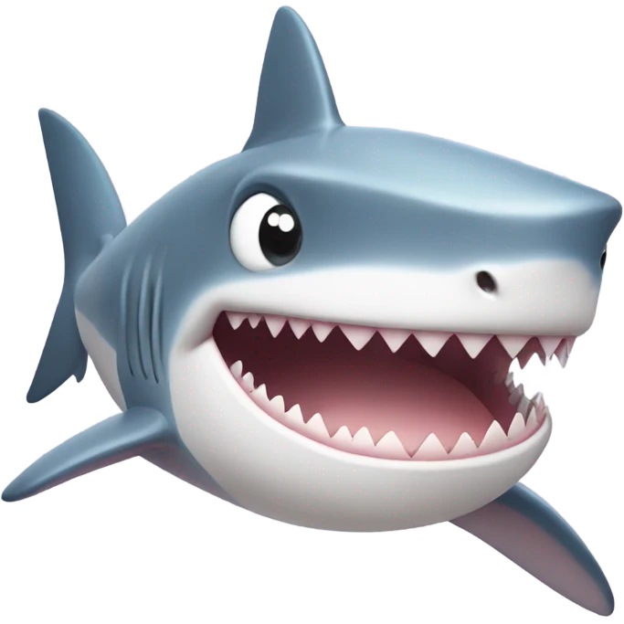 Cute baby shark emoji