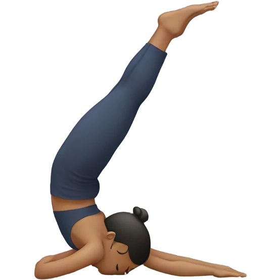 Headstand girl  emoji