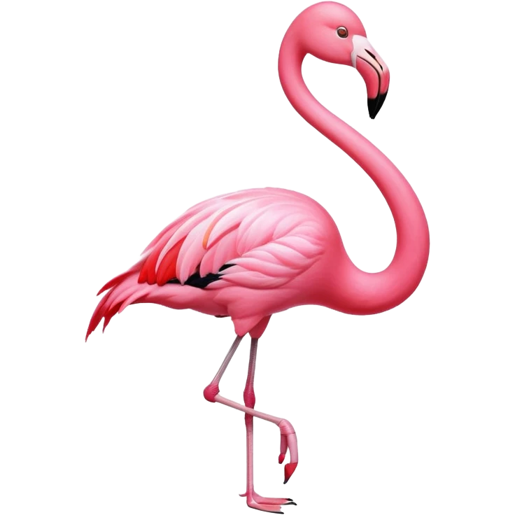 Dancing flamingo emoji