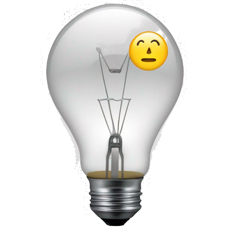 settings inside a bulb emoji