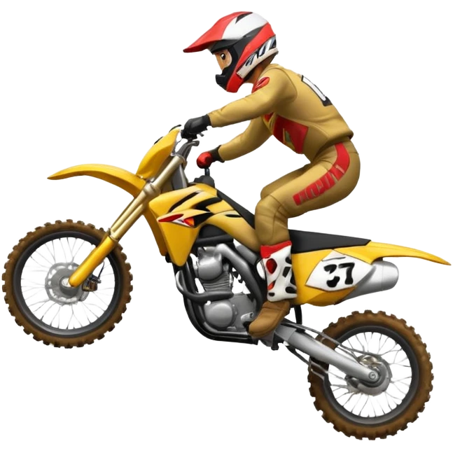 Moto cross emoji