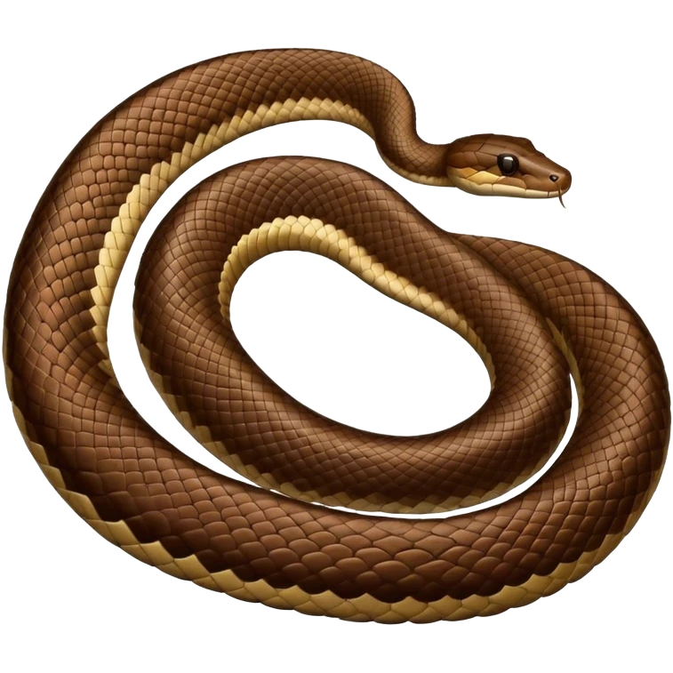 Cottonmouth water snake  emoji