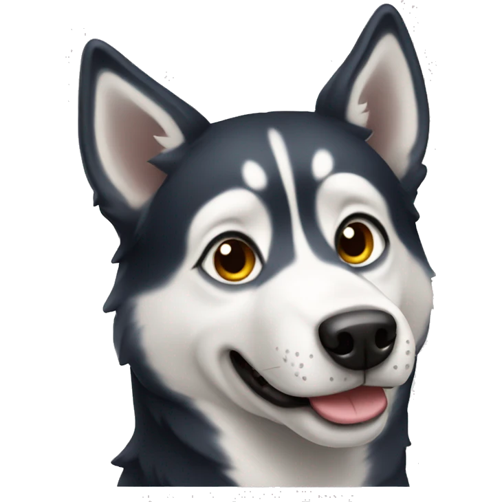 Dog Husky emoji