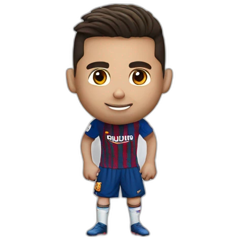 Ronaldo câlin Messi emoji