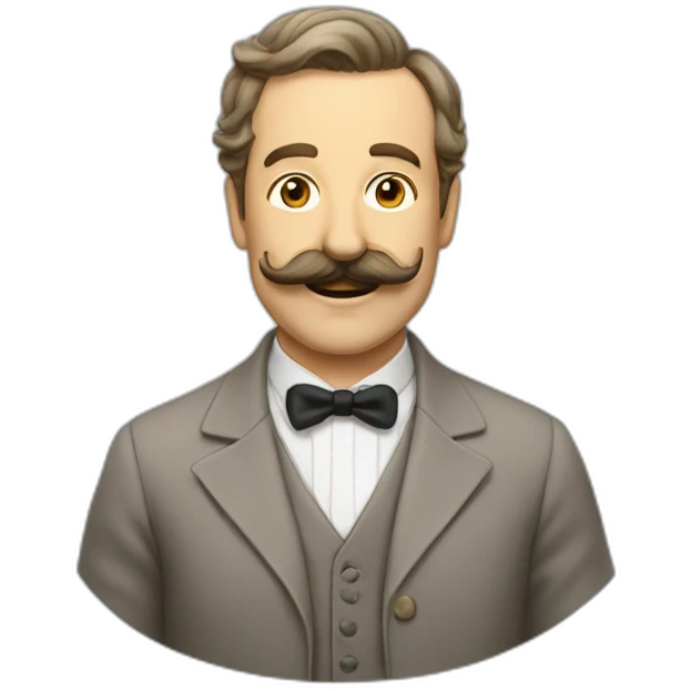 Monsieur a grande moustache emoji
