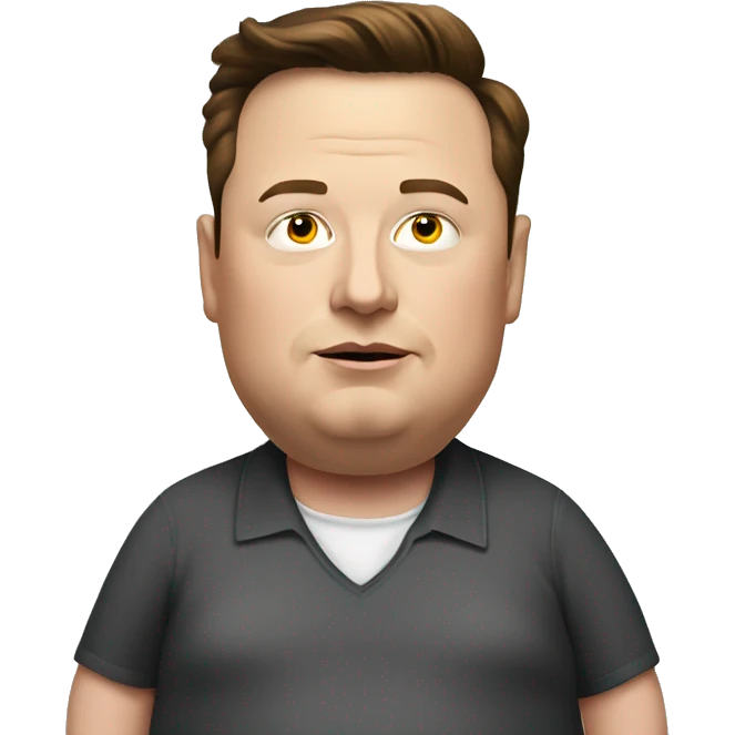 elon musk obese emoji