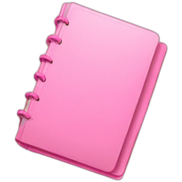 pink diary emoji
