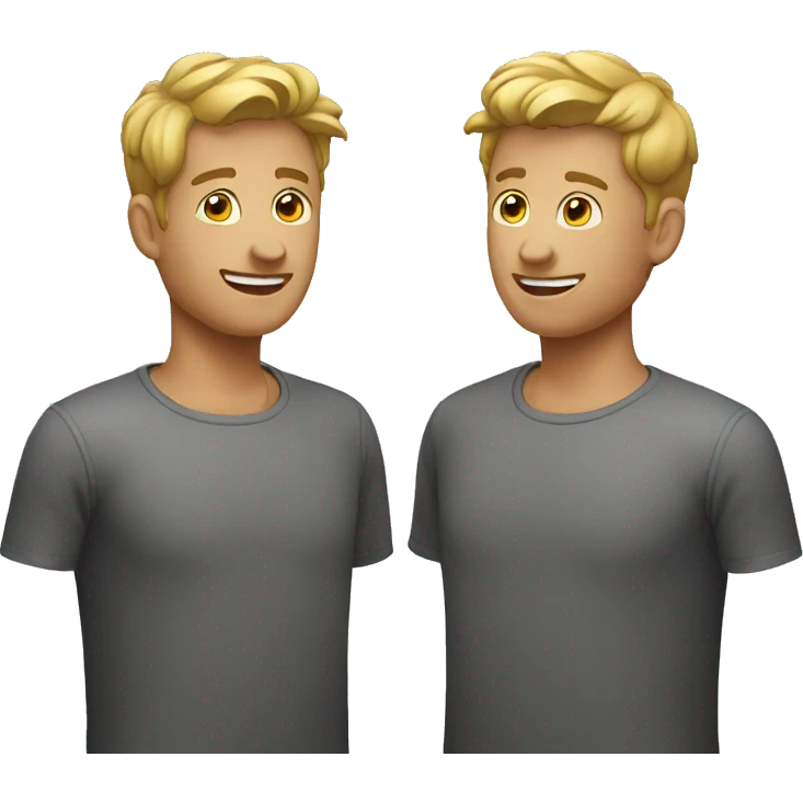 2 men talking emoji