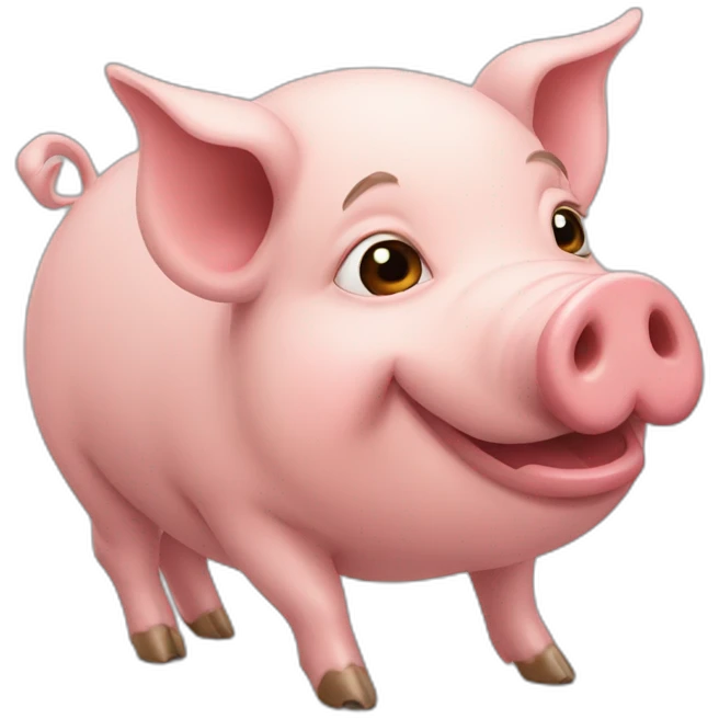 a pig called porky emoji