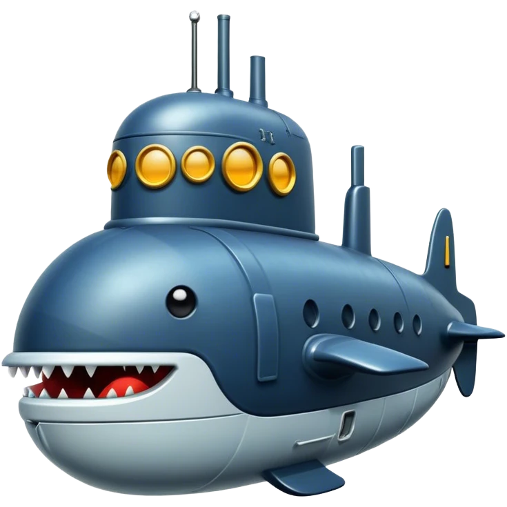 Angry submarine emoji