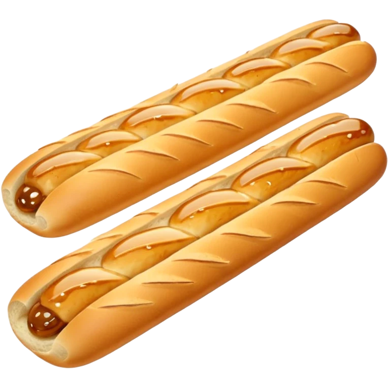 Honey, garlic baguette emoji