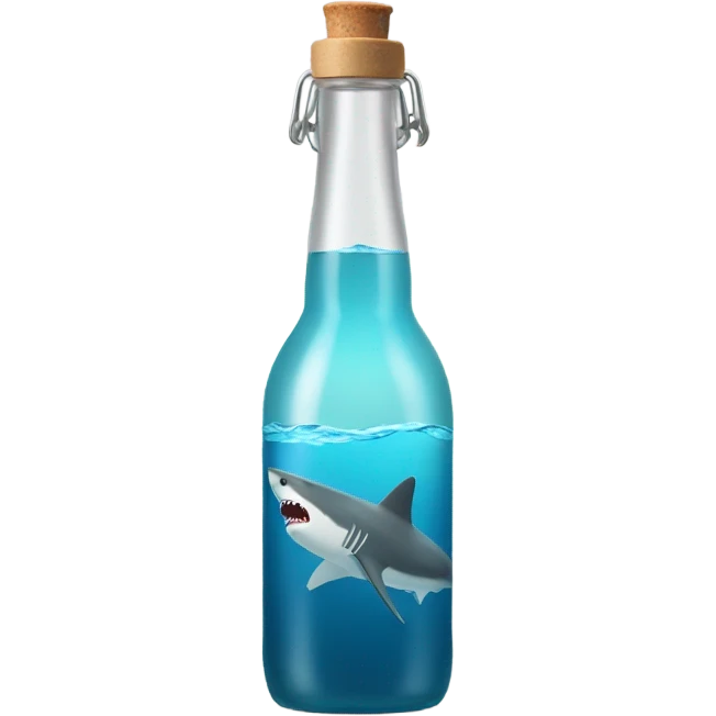 shark bottle emoji