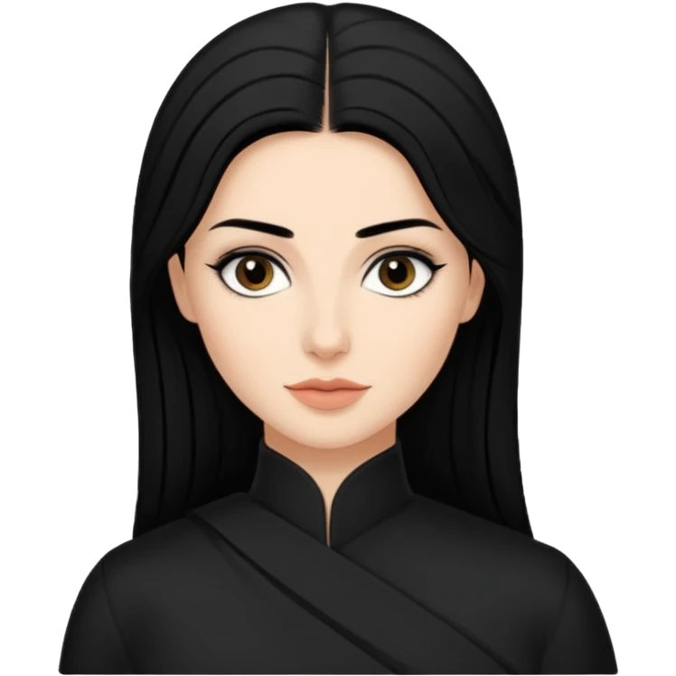 Alysanne Blackwood from Game of Thrones. She is known as black aly and is the Wife of Cregan Stark. I have her looking like Hande Erçel. emoji