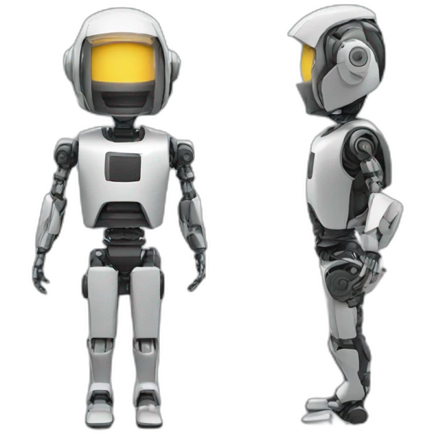 Robotic software engineer emoji