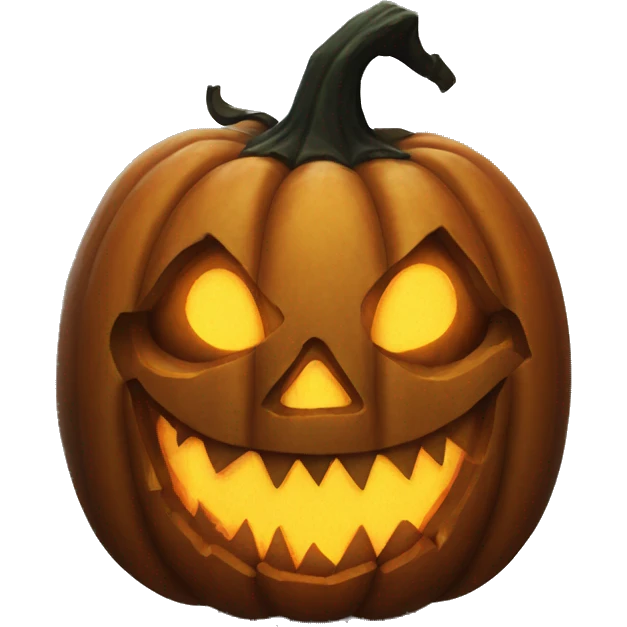 Spooky pumpkin  emoji