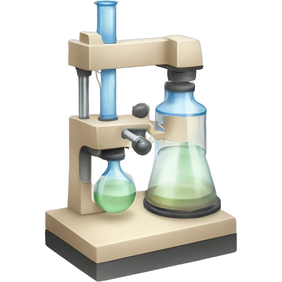 Light beige chemistry lab equipment emoji