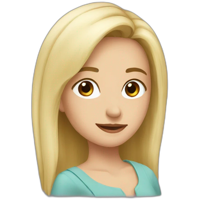 Голова девушки emoji