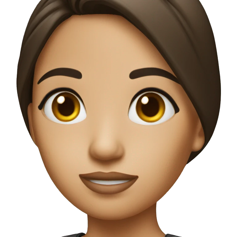 brunette girl  emoji