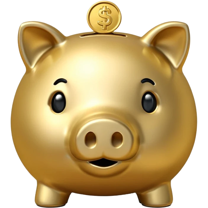 piggy gold emoji