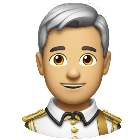 Eleven with a saxony accent emoji
