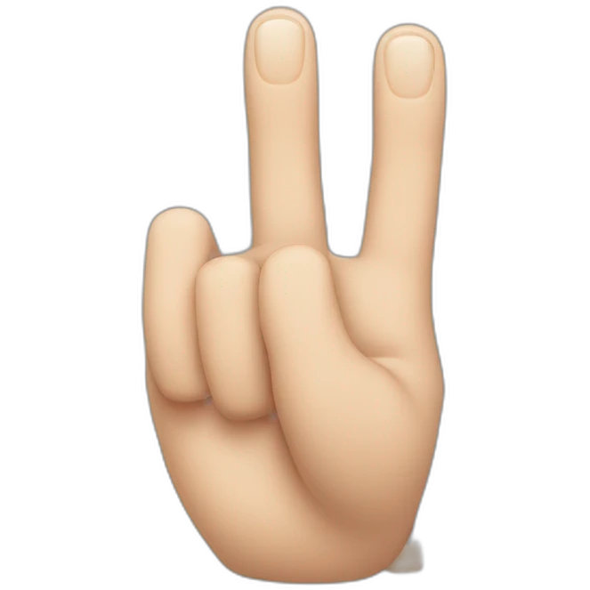 index finger 90 degree emoji