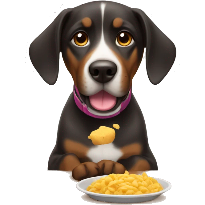 not hungry dog emoji