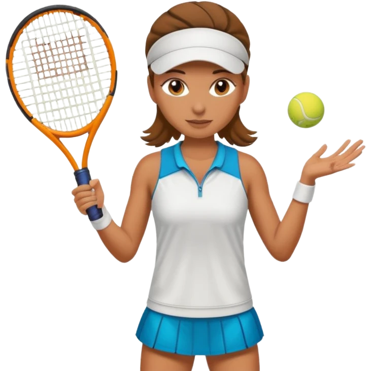 female tennis player emoji
