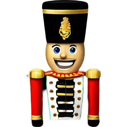 nutcrackers on top of a fireplace  emoji