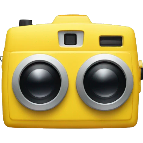 yellow disposable camera emoji