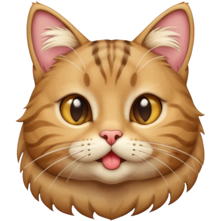 haz que un gato  esté lanzando un beso emoji