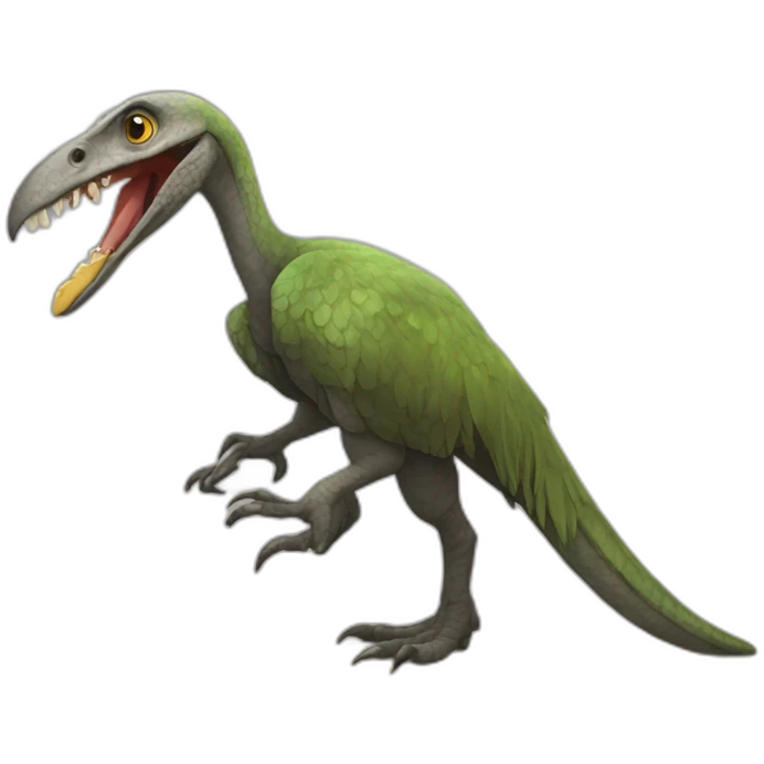 utharaptor qui mange un dodo emoji