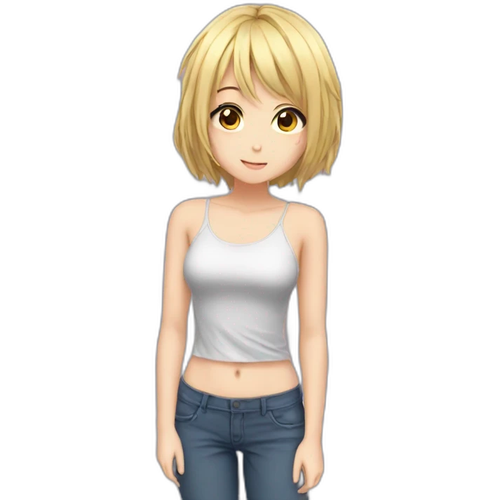 Hot anime girl emoji